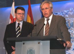 Jordi Sevilla y Joan Clos