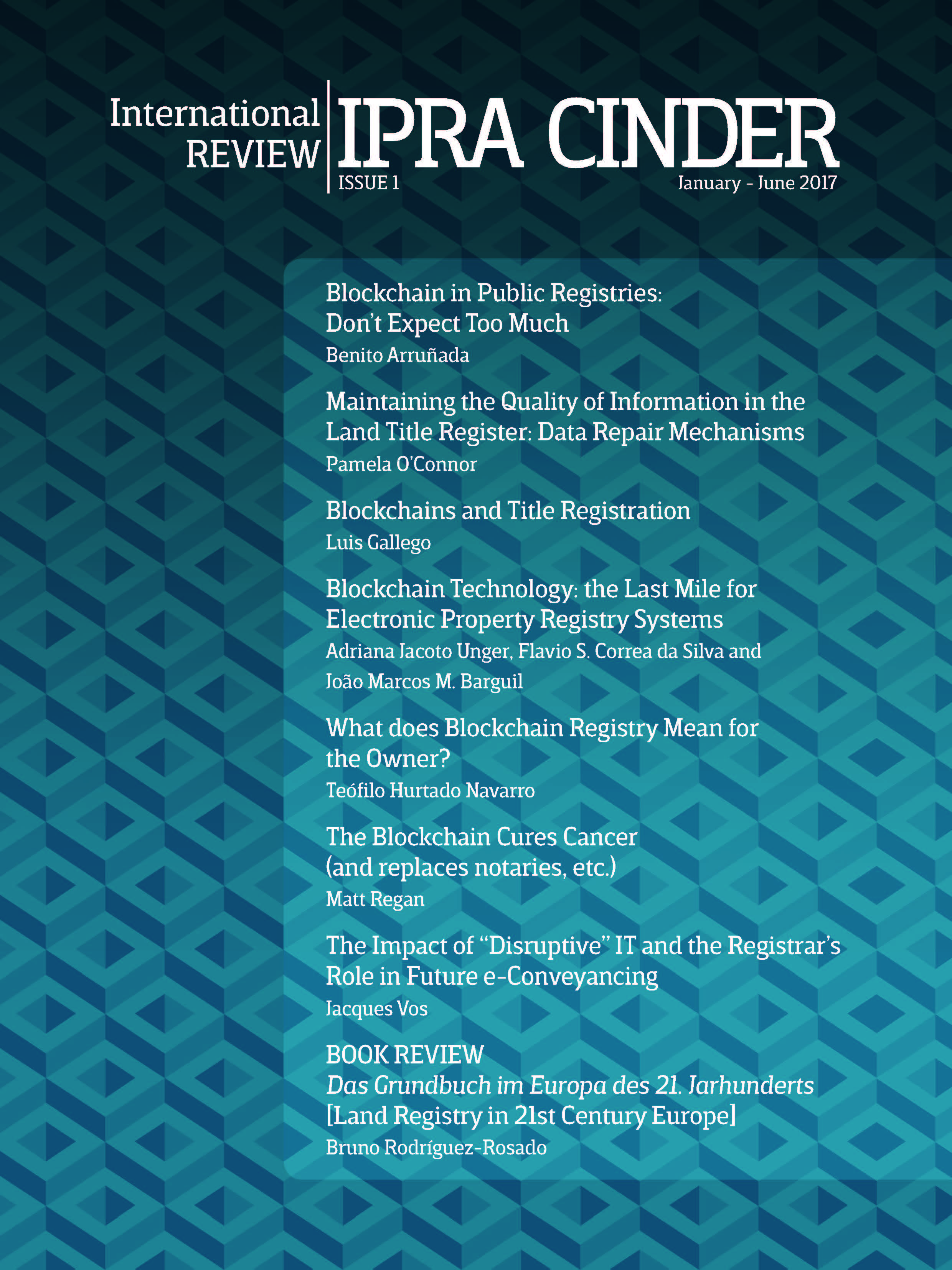 IPRA CINDER International Review